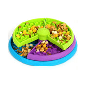 3-in-1 Rotating Slow Feeder Bowl for Dogs