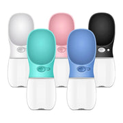 Portable Pet Water Bottle with Drinking Trough