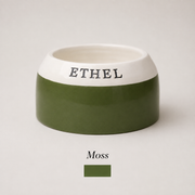 Personalised Ear Free Cocker Spaniel Bowl
