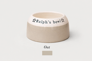 Personalised Ear Free Cocker Spaniel Bowl