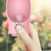 Portable Pet Water Bottle with Drinking Trough