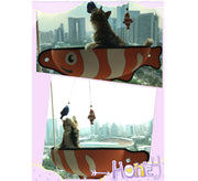 Suction-Cup Cat Window Perch