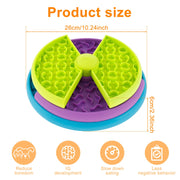 3-in-1 Rotating Slow Feeder Bowl for Dogs